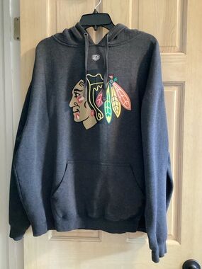 Old Time Hockey, NHL Blackhawks pullover hoodie sweatshirt. Sz XXL MENS